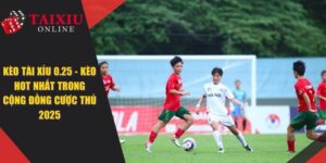 Kèo Tài Xỉu 0.25 - Kèo Hot Nhất Cho Cộng Đồng Bet Thủ 2025